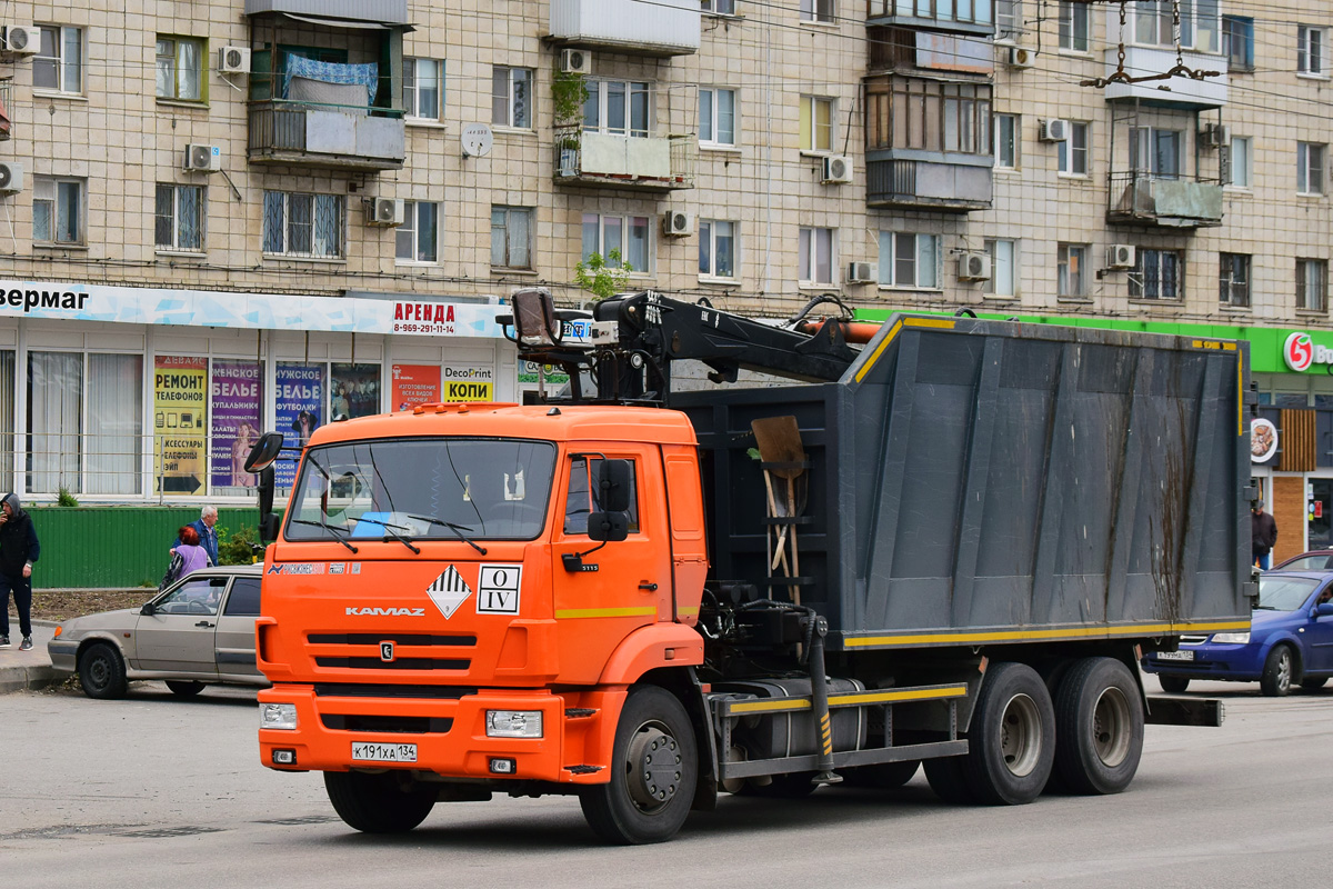 Волгоградская область, № К 191 ХА 134 — КамАЗ-65115-A5(48)