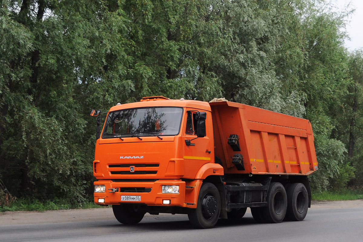Омская область, № Х 089 ММ 55 — КамАЗ-65115-A4(23)