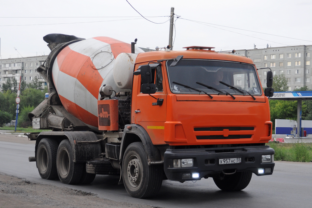 Омская область, № Х 957 НС 55 — КамАЗ-65115-D3(97)