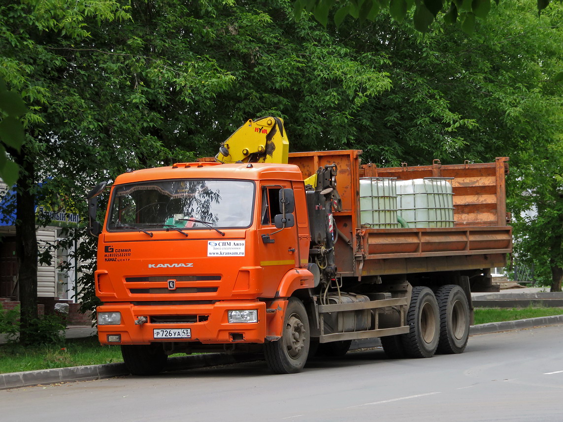 Кировская область, № Р 726 УА 43 — КамАЗ-65115-42