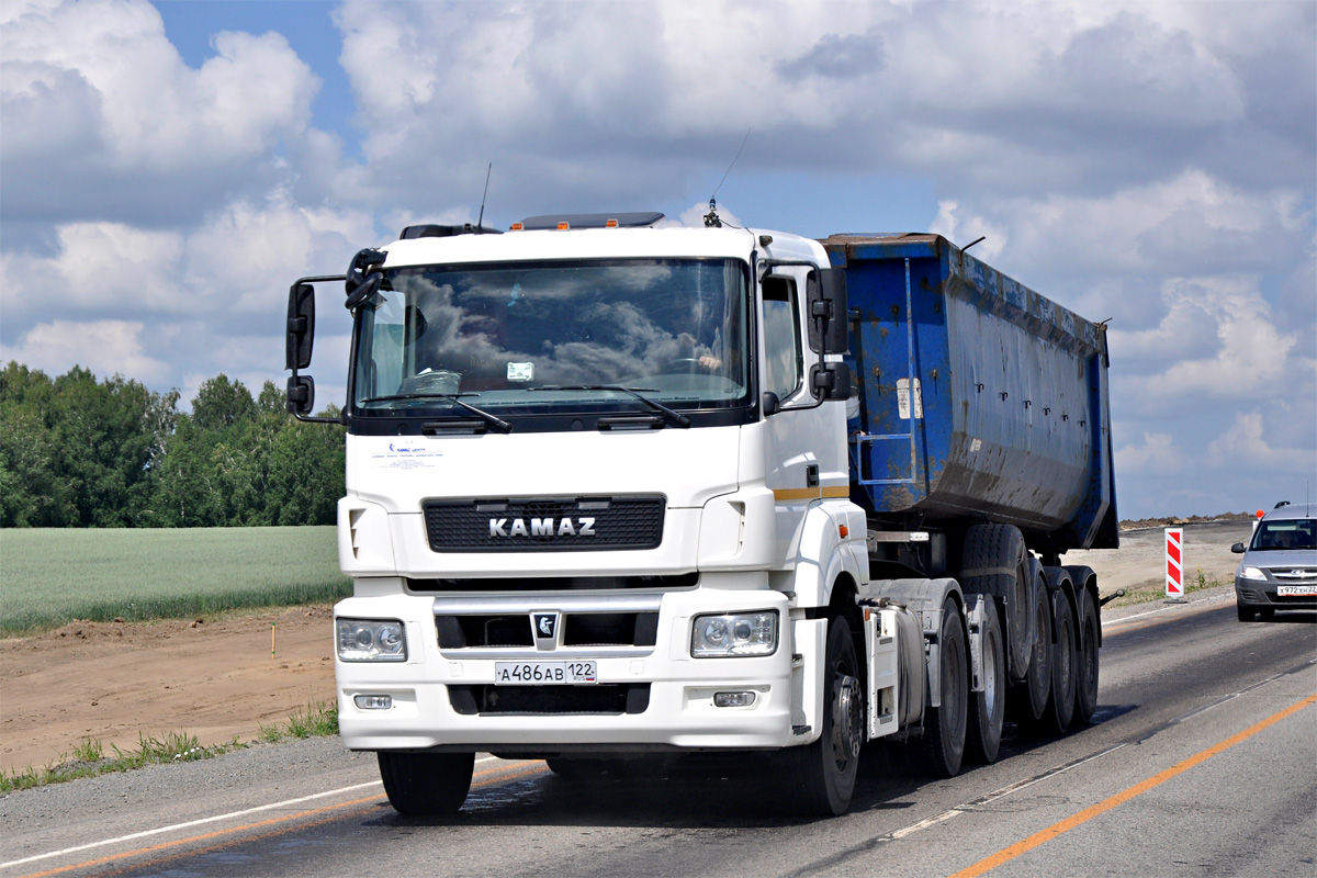 Алтайский край, № А 486 АВ 122 — КамАЗ-65206-T5(68)