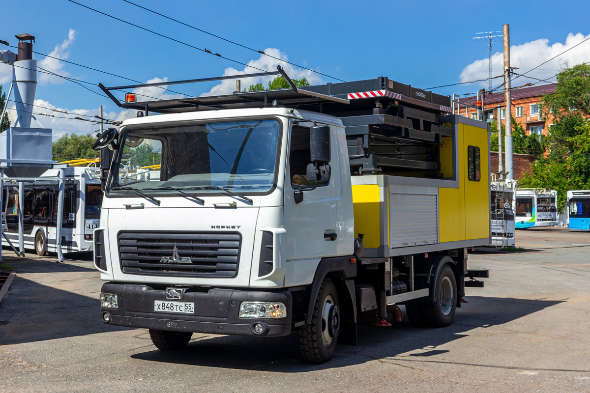 Омская область, № Х 848 ТС 55 — МАЗ-4371C0