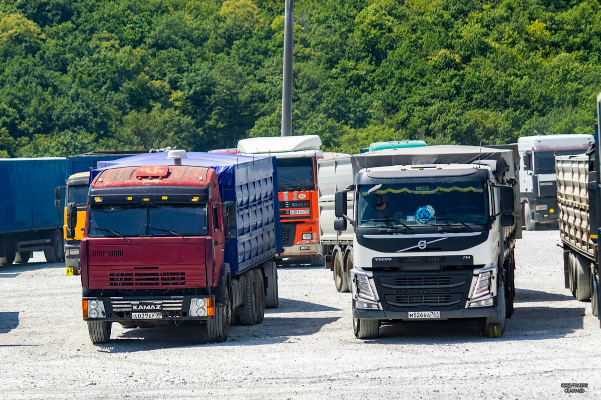 Дагестан, № А 039 ЕУ 05 — КамАЗ-53212; Ростовская область, № М 526 ВА 761 — Volvo ('2013) FM.460 [X9P]