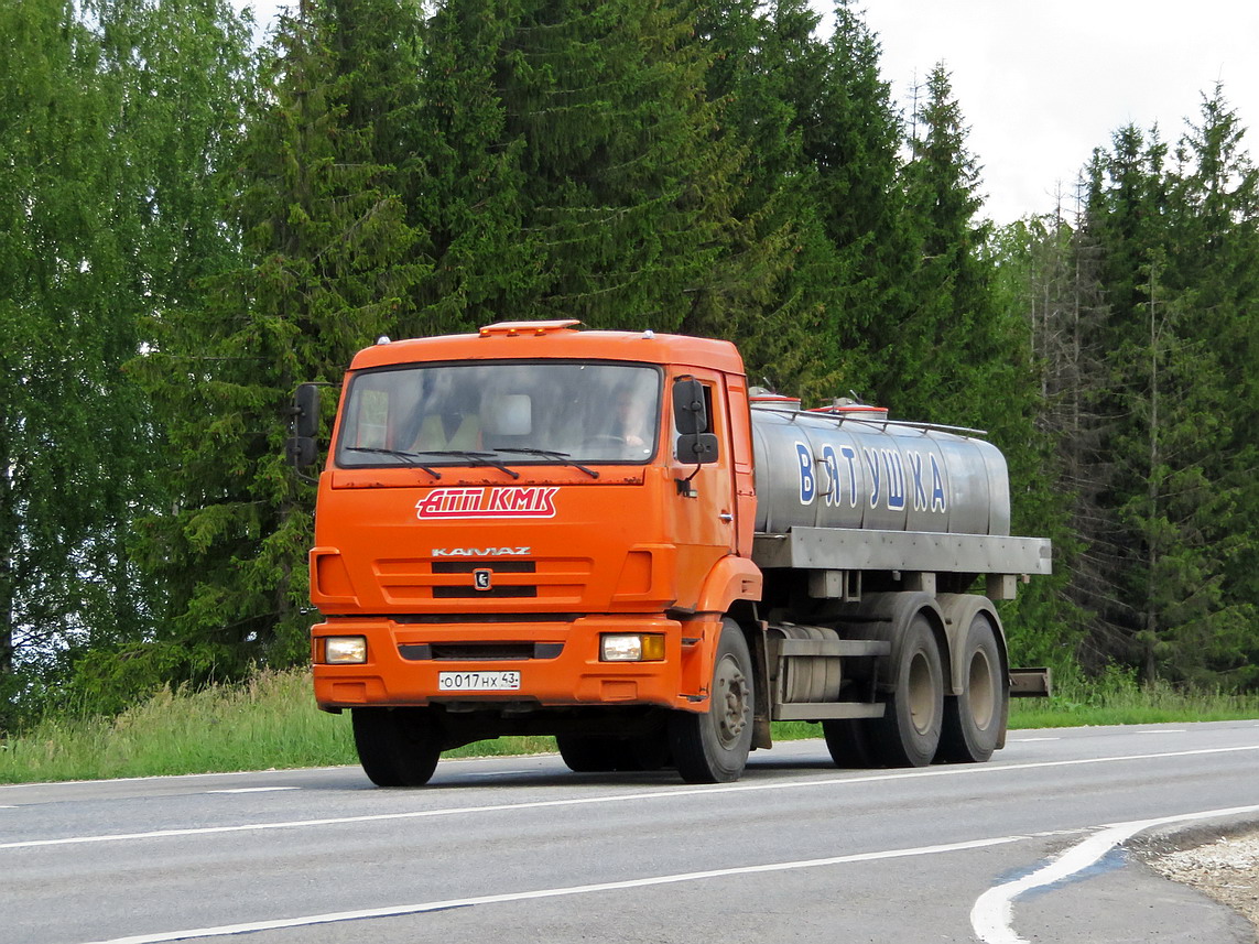 Кировская область, № О 017 НХ 43 — КамАЗ-65115-D3(97)