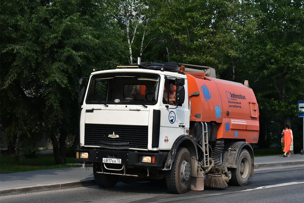 Тюменская область, № О 817 ЕА 72 — МАЗ-5551A2