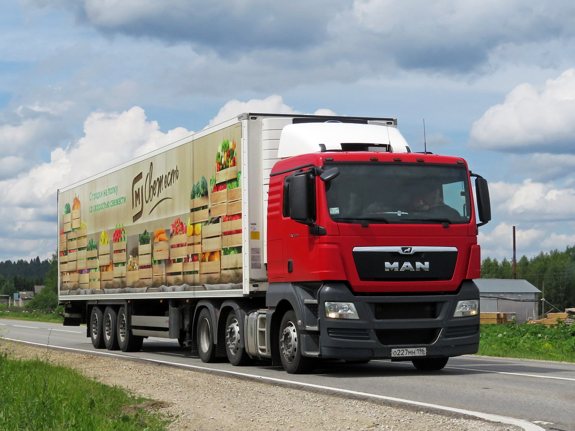 Свердловская область, № О 227 МН 196 — MAN TGX ('2007) 26.400
