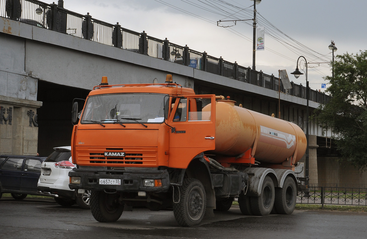 Омская область, № О 657 СТ 55 — КамАЗ-53228-15 [53228R]