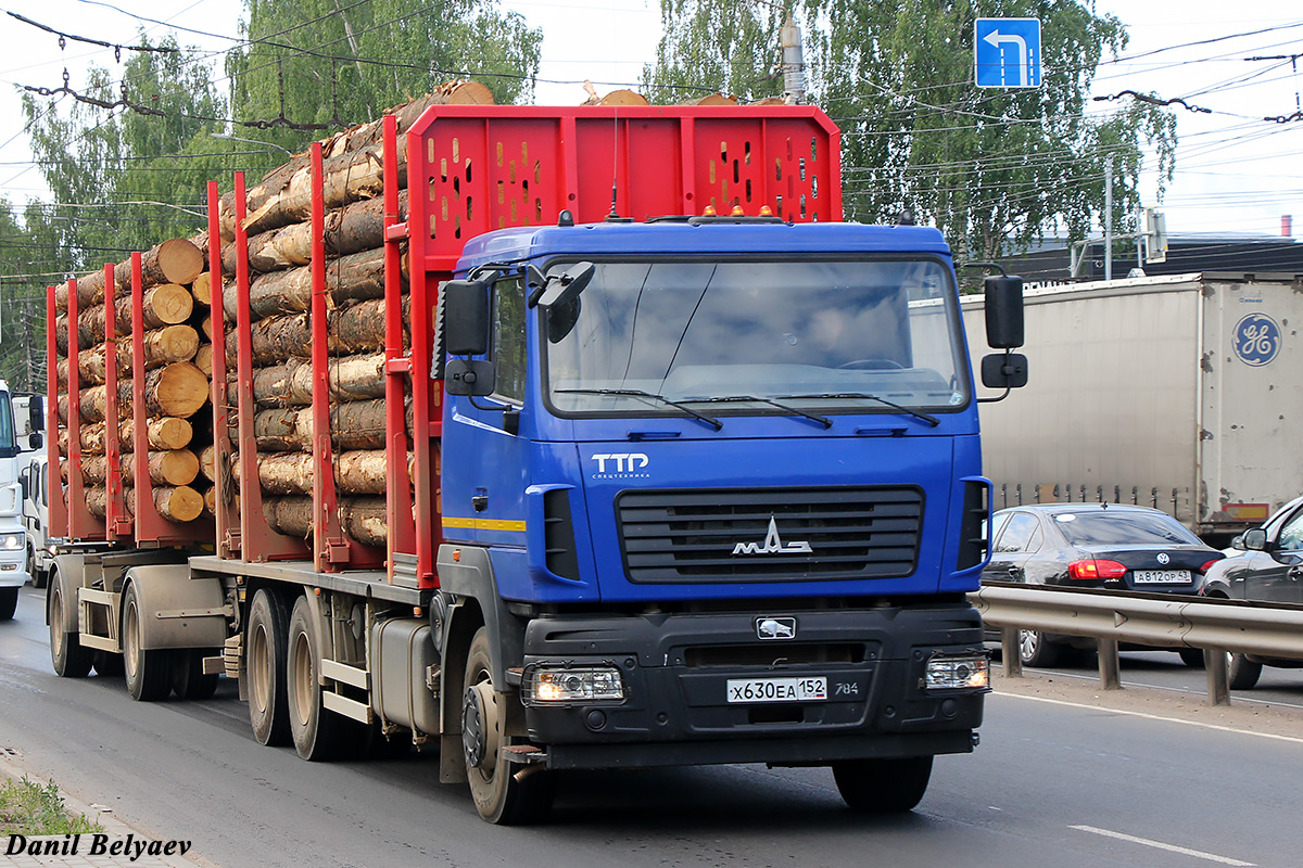 Нижегородская область, № Х 630 ЕА 152 — МАЗ-631228