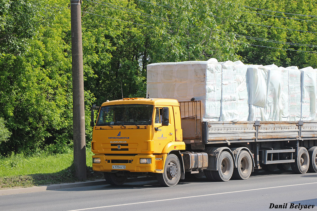 Кировская область, № К 170 НХ 43 — КамАЗ-65116-N3(78)