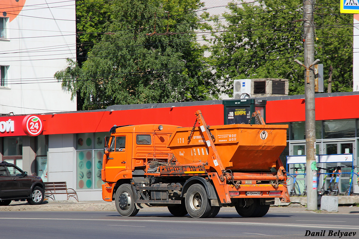 Кировская область, № Р 734 РМ 43 — КамАЗ-43255-G5(69)