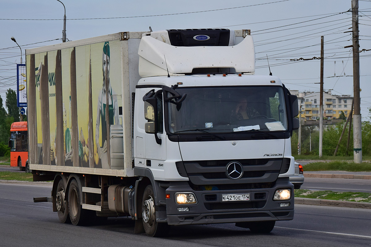Волгоградская область, № Е 421 ОЕ 134 — Mercedes-Benz Actros '09 2541 [Z9M]