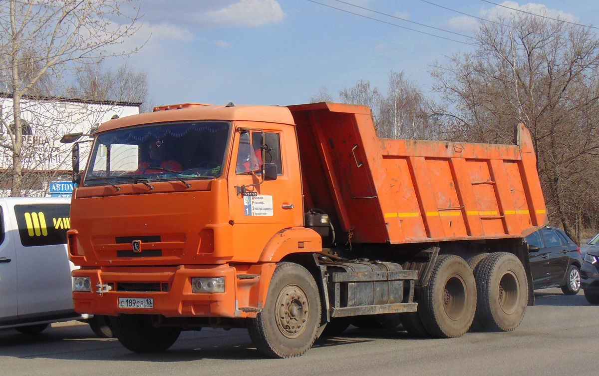 Удмуртия, № С 189 СР 18 — КамАЗ-65115-N3(78)