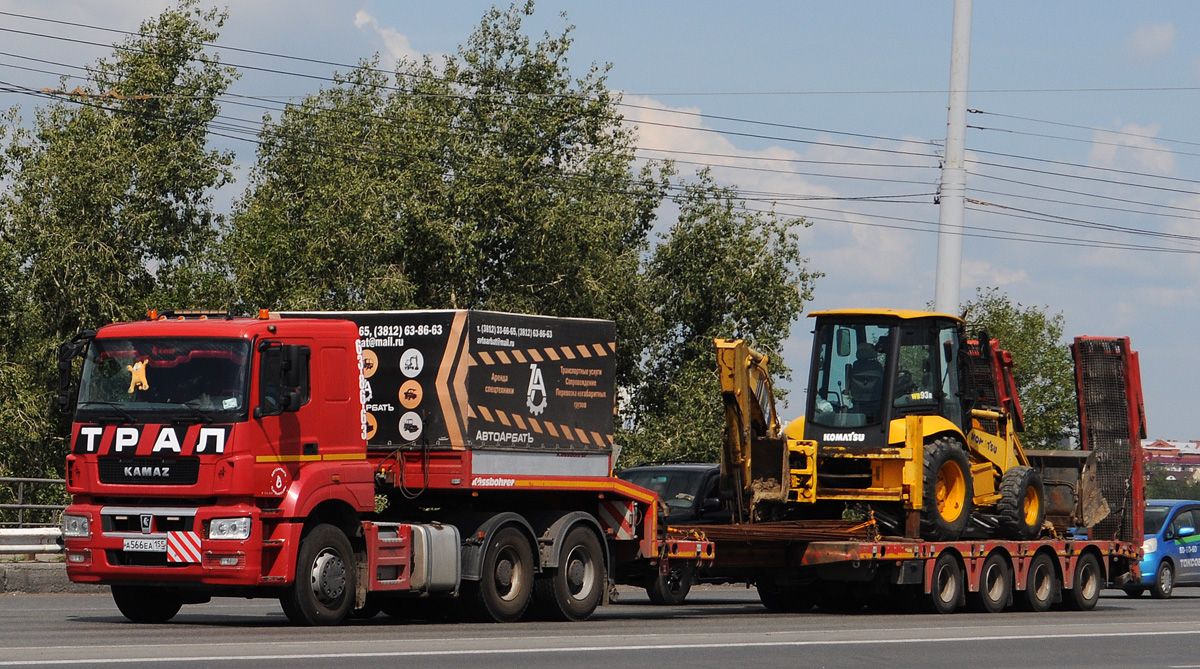 Омская область, № А 566 ЕА 155 — КамАЗ-65806-T5(68)
