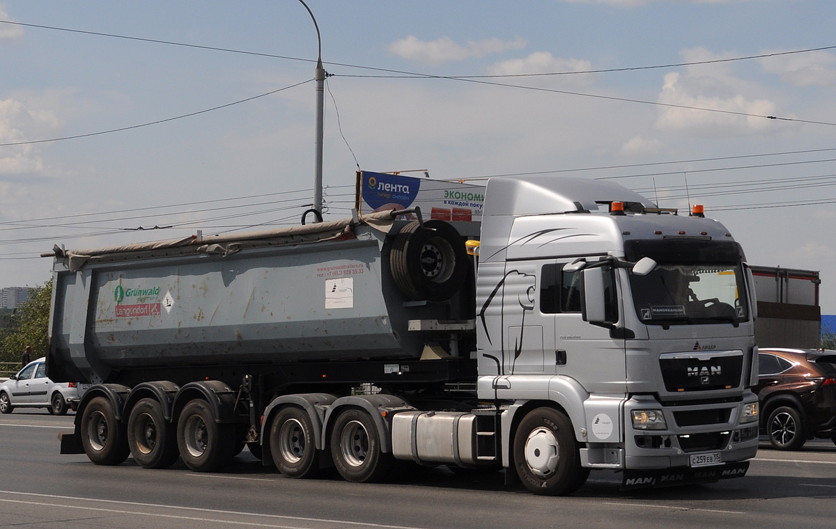 Омская область, № С 259 ЕВ 55 — MAN TGS 26.440