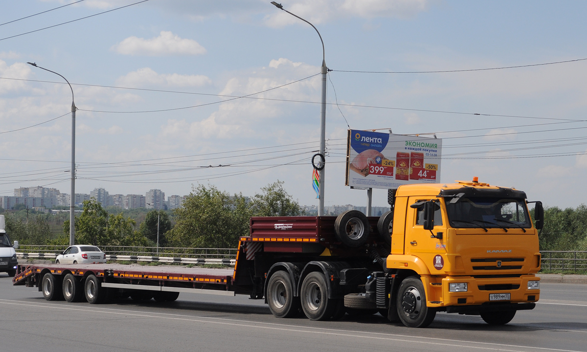 Омская область, № Х 989 ММ 55 — КамАЗ-65116-A5(48)