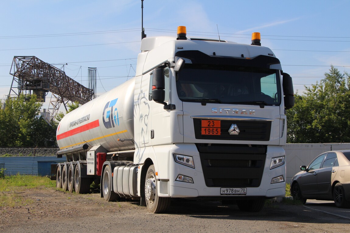 Томская область, № Н 978 ВН 70 — Sitrak C7H ZZ4186
