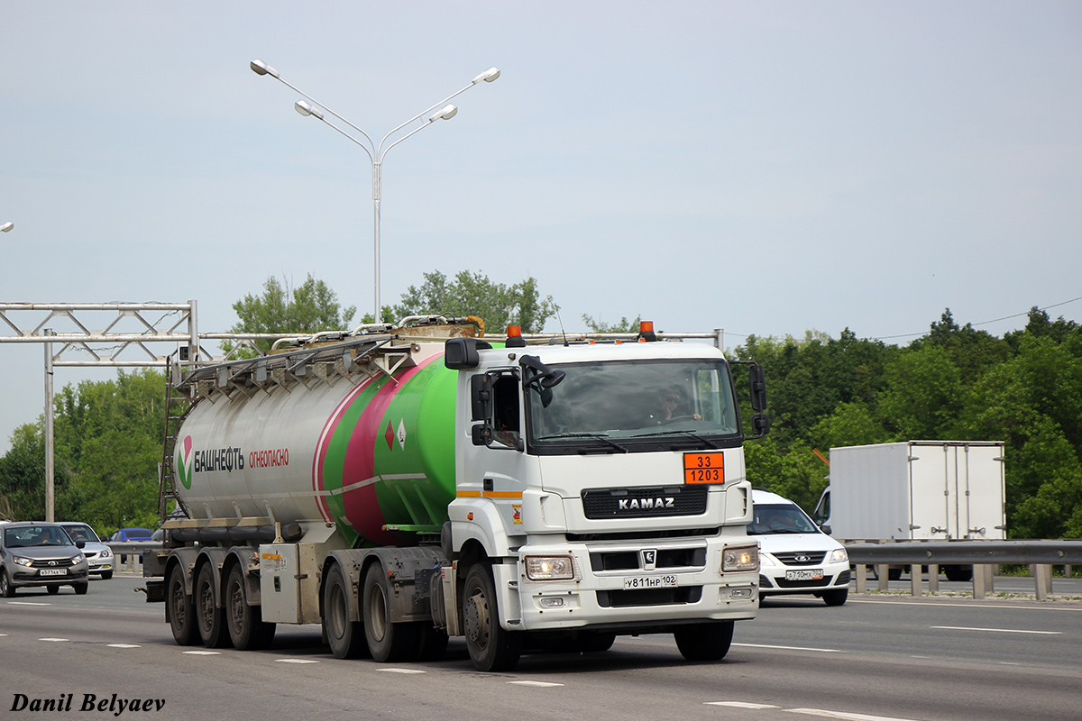 Башкортостан, № У 811 НР 102 — КамАЗ-65206-S5(87)
