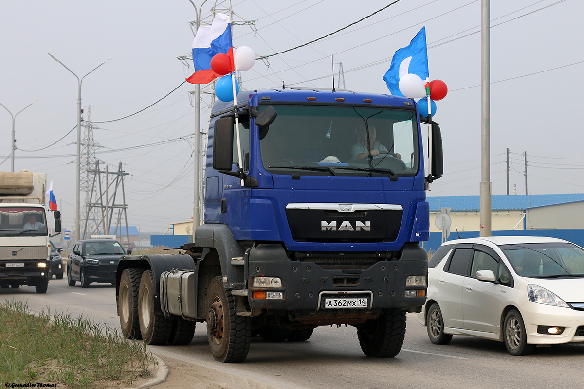 Саха (Якутия), № А 362 МХ 14 — MAN TGS 33.480