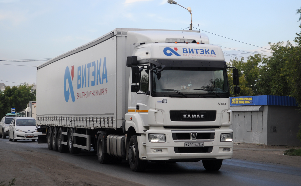Новосибирская область, № К 741 НС 154 — КамАЗ-5490-S5(87)