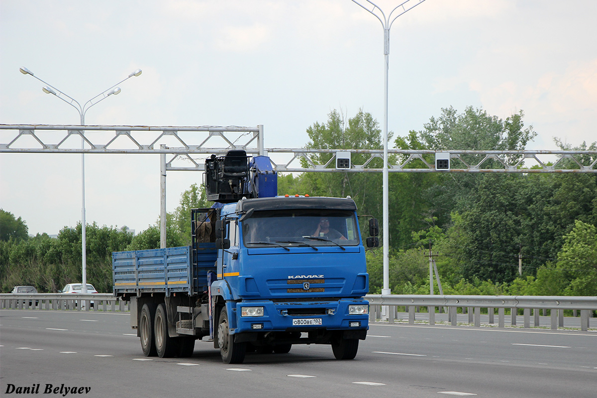 Башкортостан, № О 800 ВЕ 102 — КамАЗ-65117-N3(78)