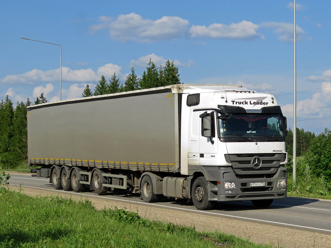 Московская область, № В 516 ТН 750 — Mercedes-Benz Actros '09 1844 [Z9M]