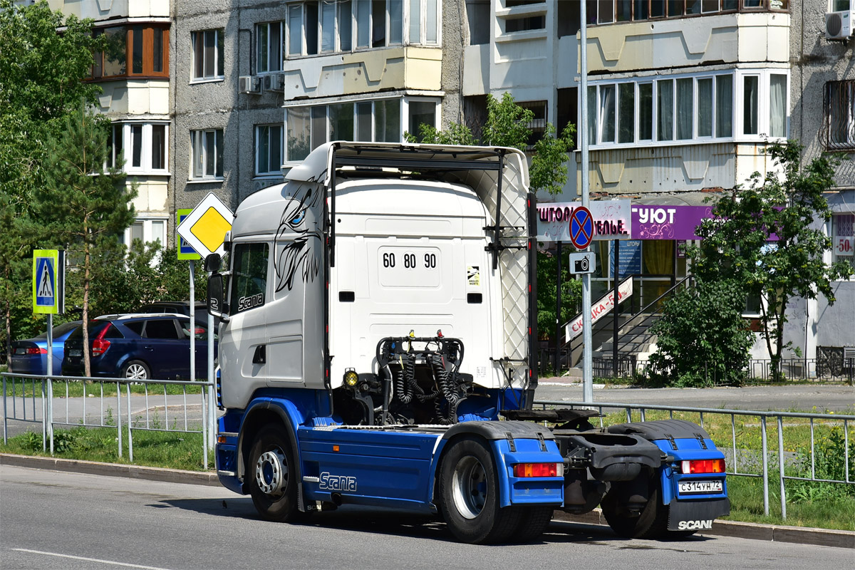 Тюменская область, № С 314 УН 72 — Scania ('2009-2011, общая модель)