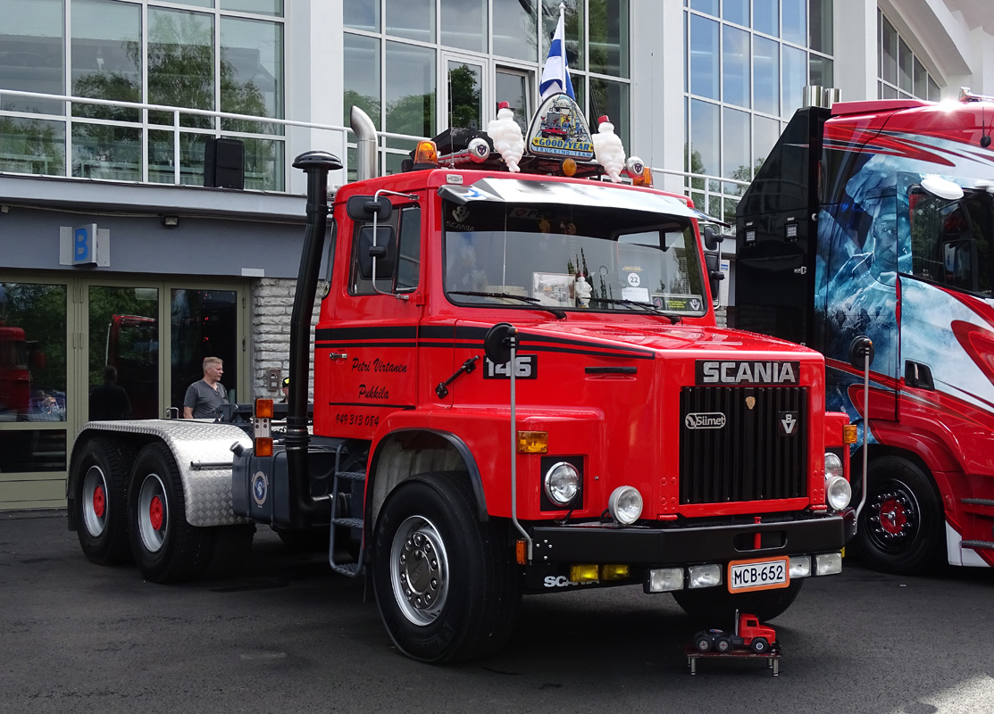 Финляндия, № MCB-652 — Scania  (общая модель); Эстония — Tallinn Truck Show 2023