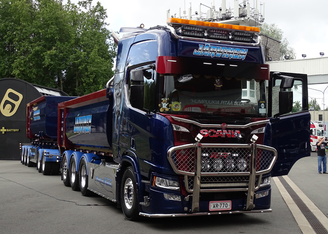 Финляндия, № ÄR-770 — Scania ('2016) R-Series (общ. м); Эстония — Tallinn Truck Show 2023