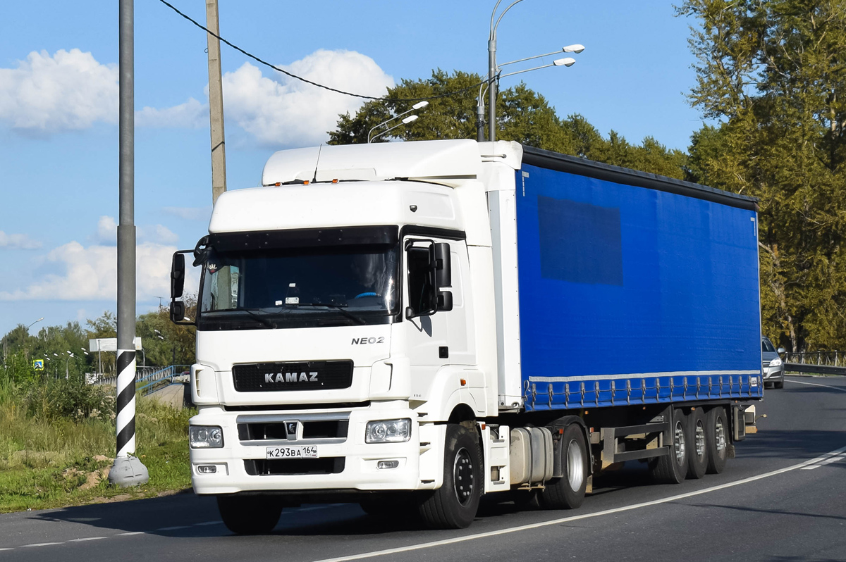 Саратовская область, № К 293 ВА 164 — КамАЗ-5490-S5(87)