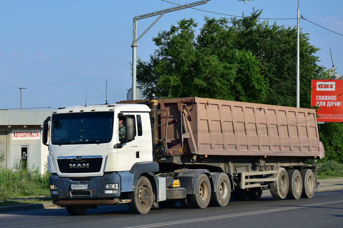 Волгоградская область, № М 855 НН 134 — MAN TGS 33.440