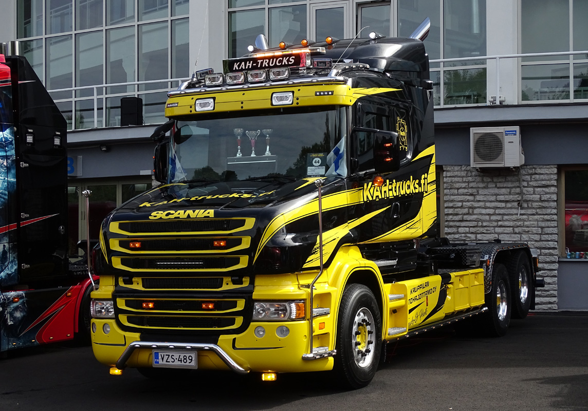 Финляндия, № VZS-489 — Scania ('2013) R-Series (T); Эстония — Tallinn Truck Show 2023