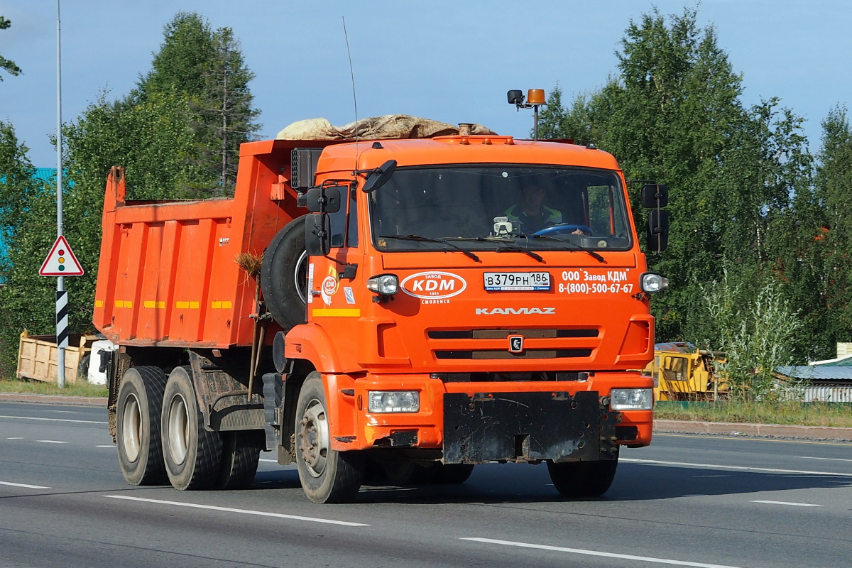 Ханты-Мансийский автоном.округ, № В 379 РН 186 — КамАЗ-65115-L4(19)