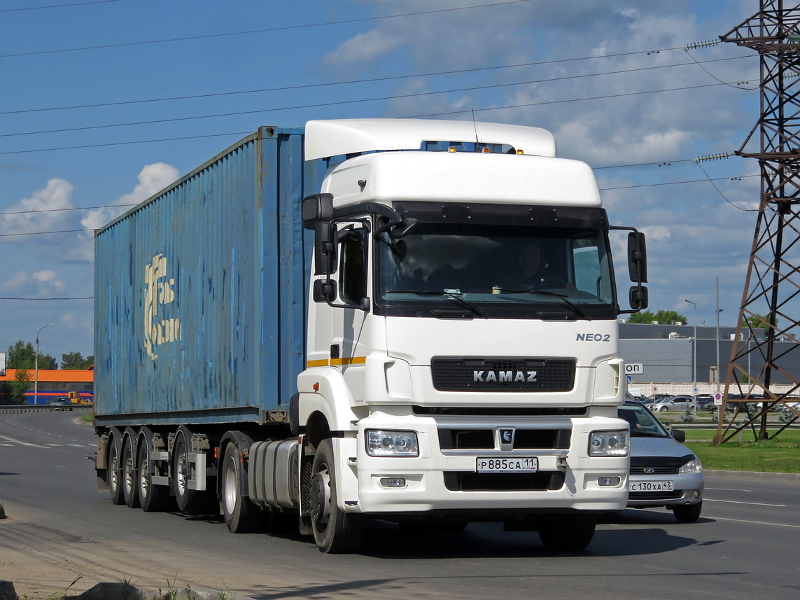 Коми, № Р 885 СА 11 — КамАЗ-5490-S5(87)