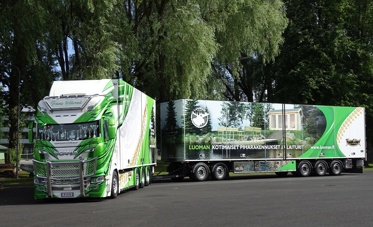 Финляндия, № VIS-4 — Scania ('2016) R-Series (общ. м); Эстония — Tallinn Truck Show 2023