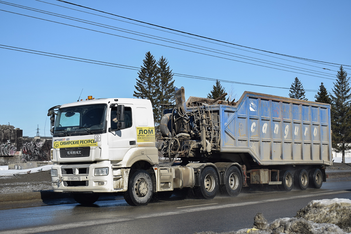 Томская область, № С 180 УУ 70 — КамАЗ-65206-T5(68)