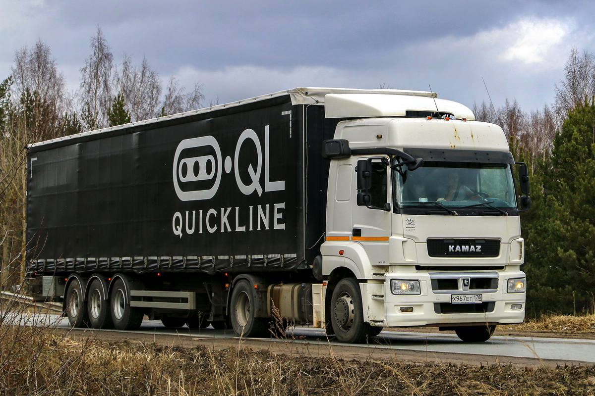 Санкт-Петербург, № Х 967 ЕТ 178 — КамАЗ-5490-S5(87)