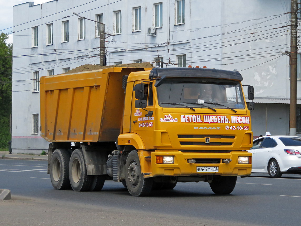 Кировская область, № В 447 ТН 43 — КамАЗ-65116-A4(23)