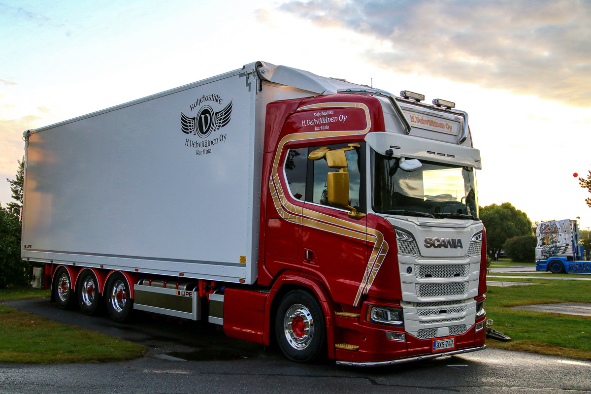 Финляндия, № BXS-747 — Scania ('2016) R-Series (общ. м); Финляндия — Power Truck Show 2019