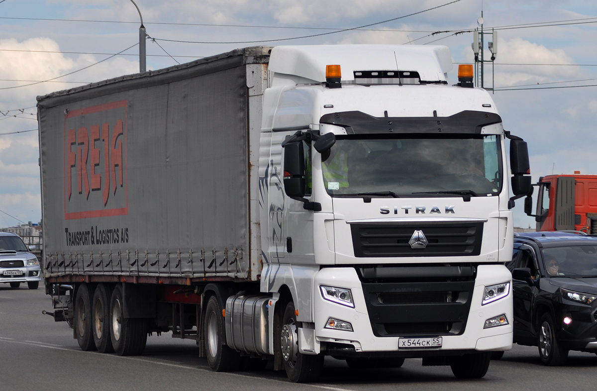 Омская область, № Х 544 СК 55 — Sitrak C7H ZZ4186
