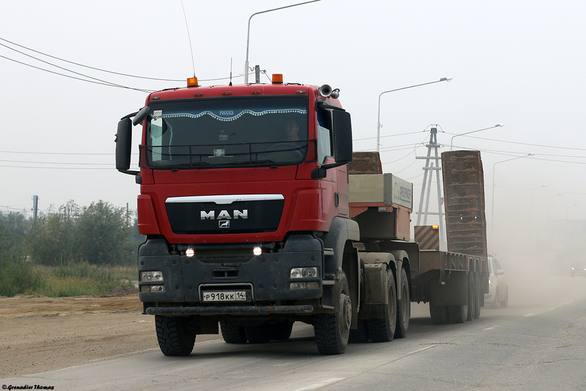 Саха (Якутия), № Р 918 КК 14 — MAN TGS 33.430