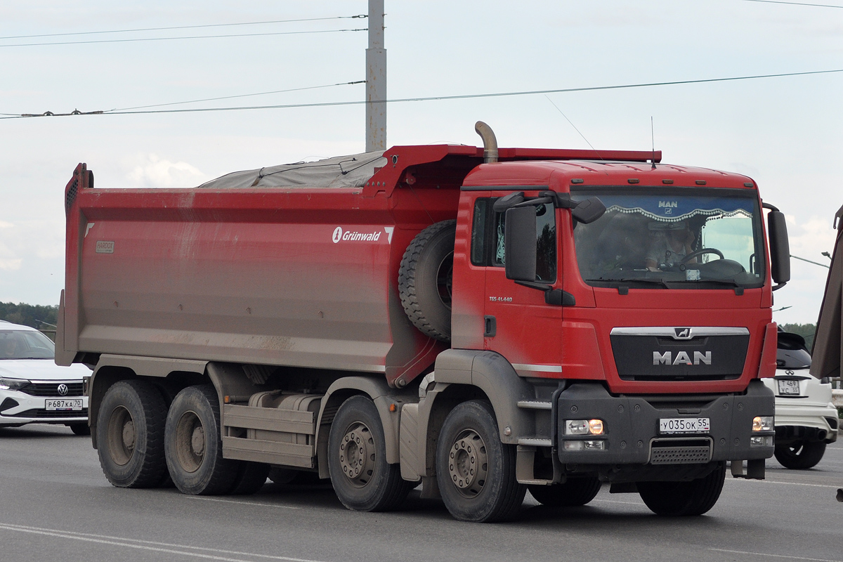 Омская область, № У 035 ОК 55 — MAN TGS 41.440