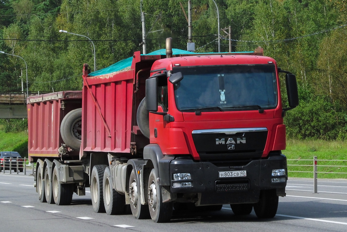 Калужская область, № Н 803 СВ 40 — MAN TGS 41.400
