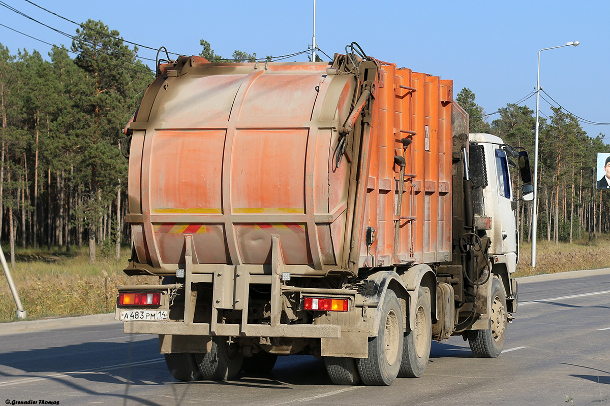 Саха (Якутия), № А 483 РМ 14 — МАЗ-6312B3