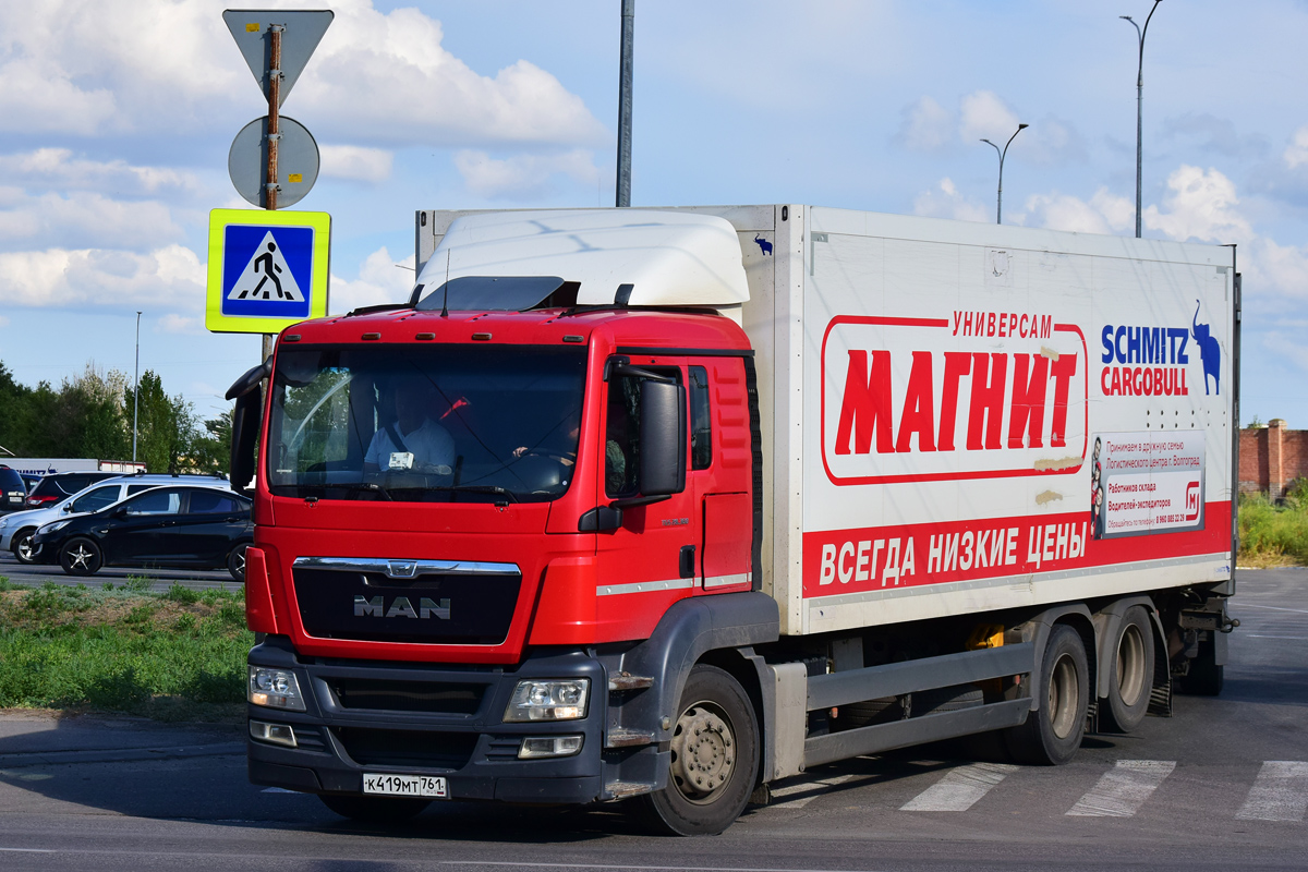 Волгоградская область, № К 419 МТ 761 — MAN TGS 28.360