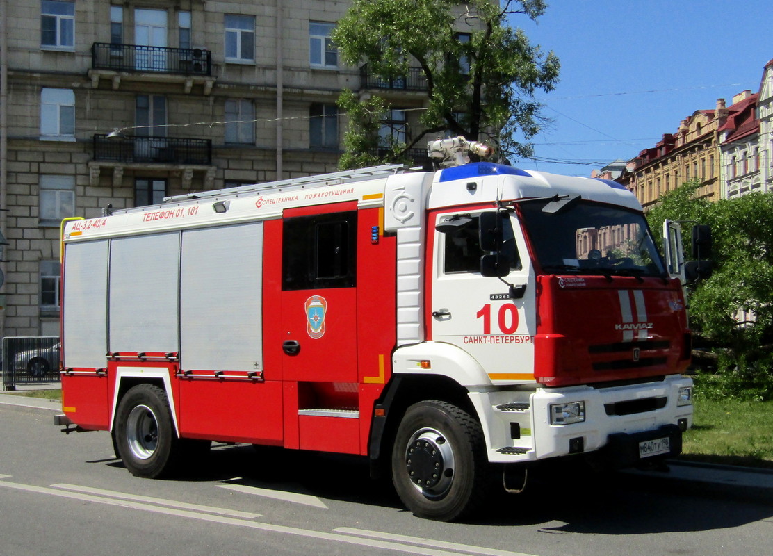 Санкт-Петербург, № М 840 ТУ 198 — КамАЗ-43265-5H(56)
