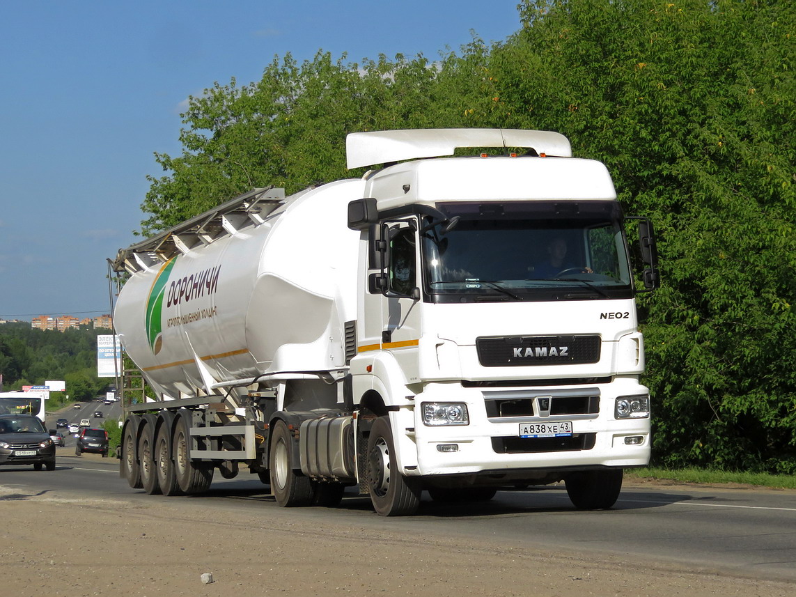 Кировская область, № А 838 ХЕ 43 — КамАЗ-5490-S5(87)
