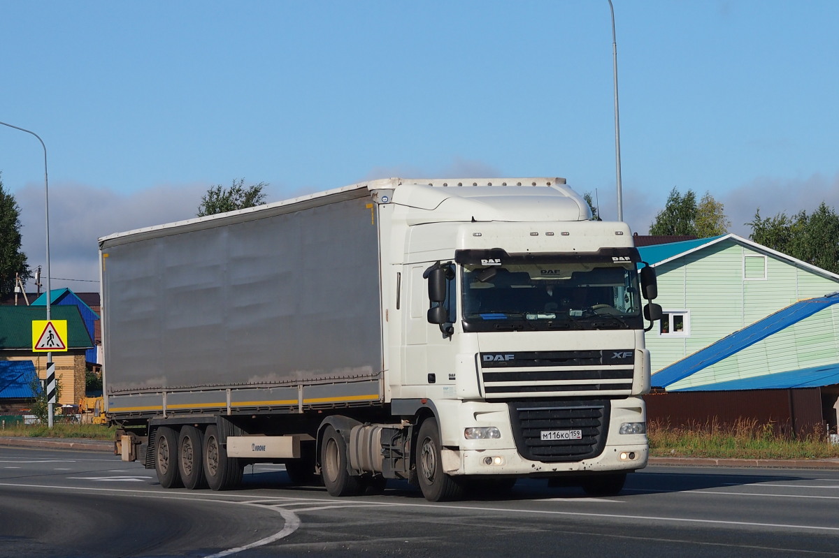 Пермский край, № М 116 КО 159 — DAF XF105 FT