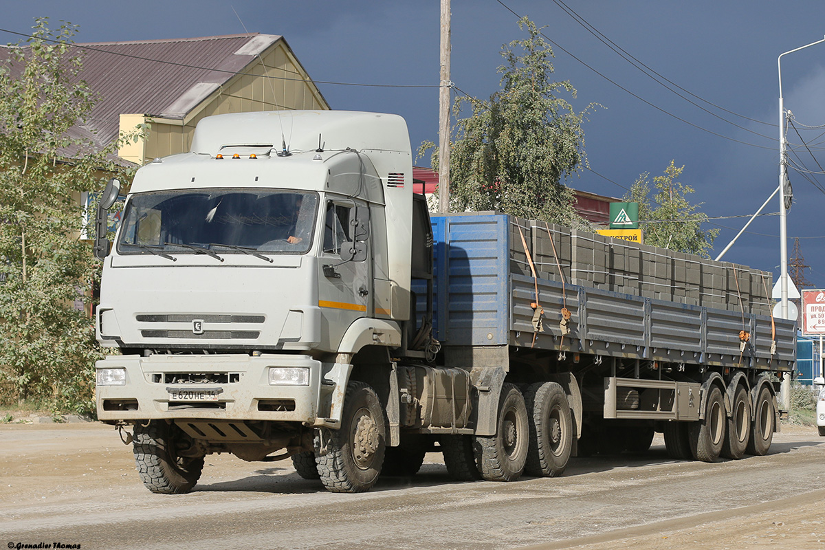 Саха (Якутия), № Е 620 НЕ 14 — КамАЗ-6522 (общая модель)