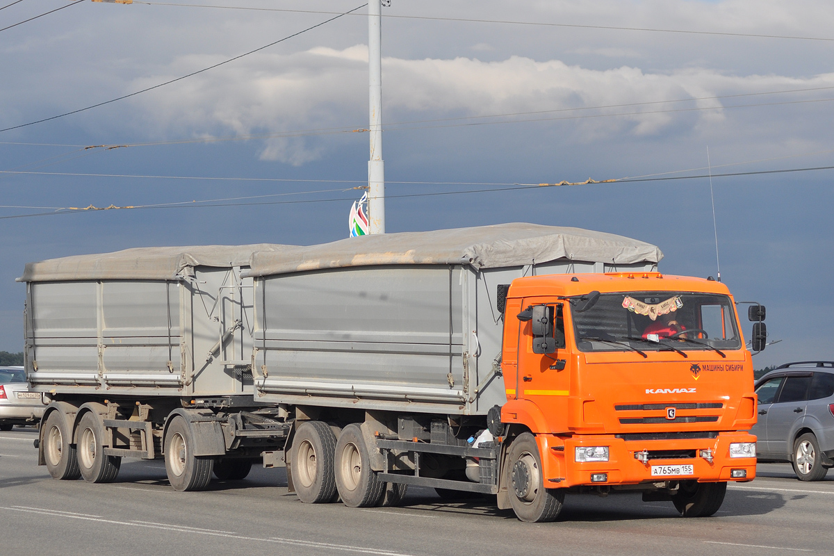 Омская область, № А 765 МВ 155 — КамАЗ-65115-A5(48)