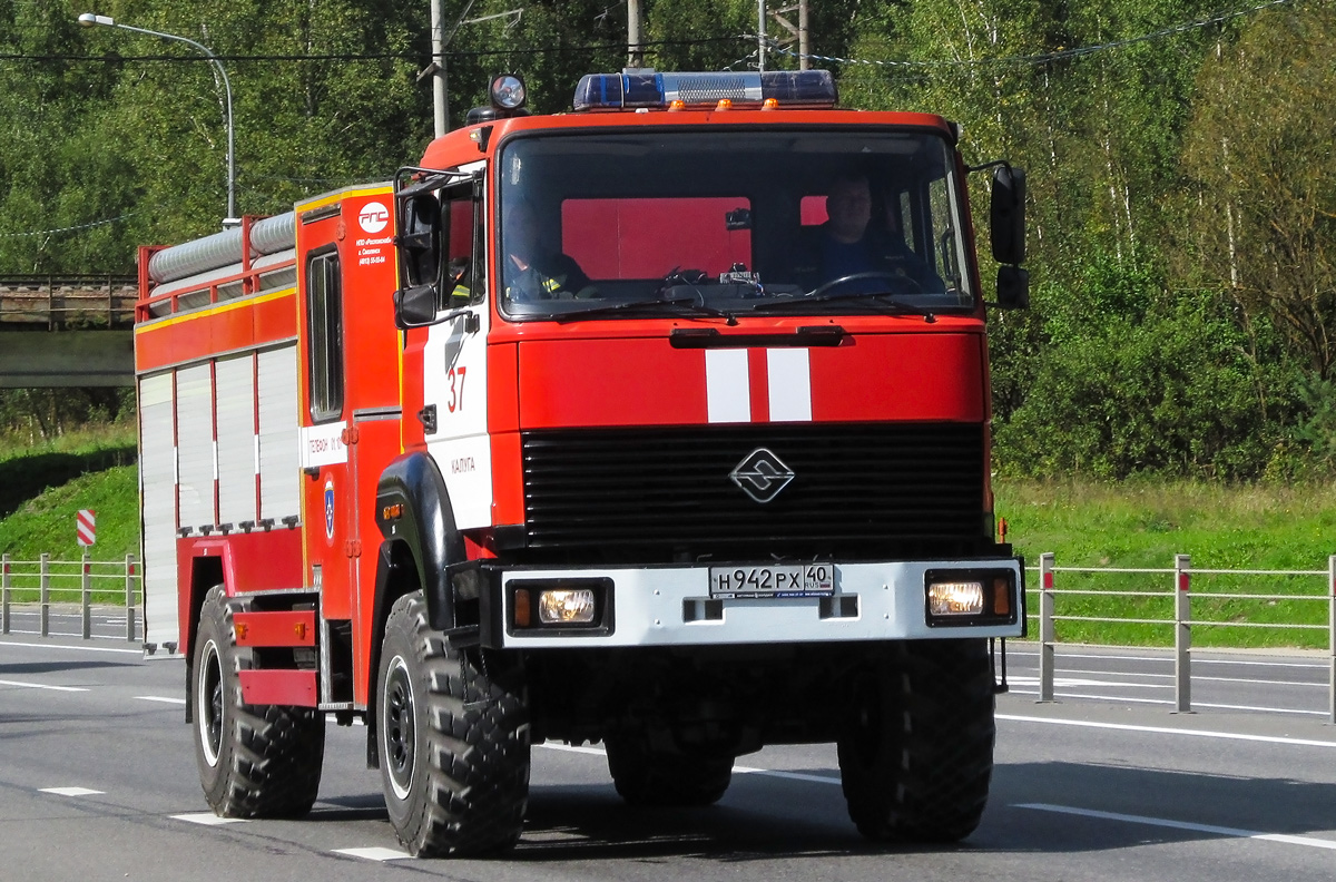 Калужская область, № Н 942 РХ 40 — Урал-43206-79